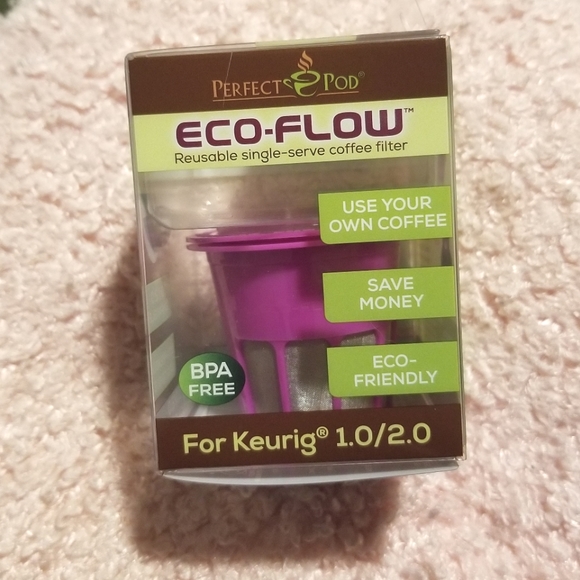 ☕NIB~Perfect Pod Eco-Flow Reusable Single Serve Coffee Filter - Picture 2 of 6